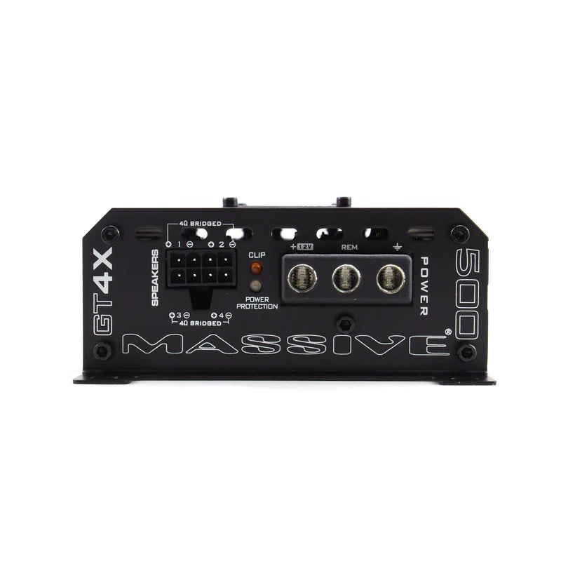 Massive Audio - GT4X - 480W RMS 4 Channel Full Range Amp image 2