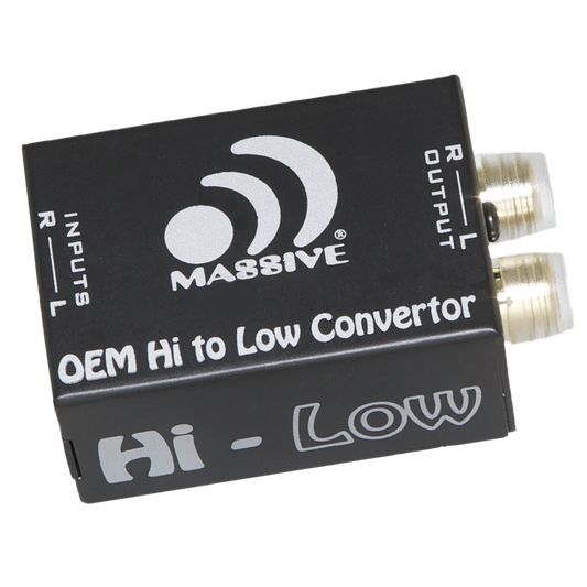 Massive Audio - HI-LOW - 2 Channel Hi-Low to RCA Converter image 0