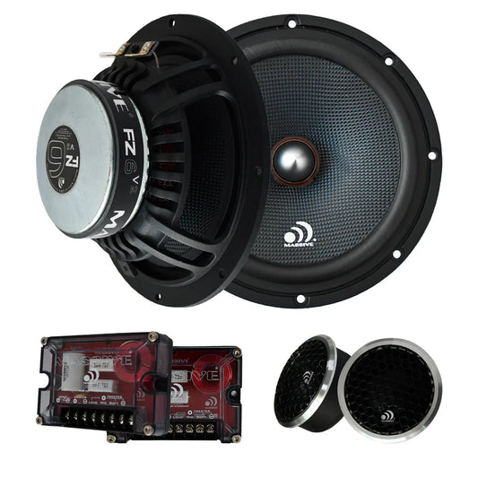 Massive Audio - FZ6V2 - 6.5" 200 Watts RMS Component Kit Speakers image 0
