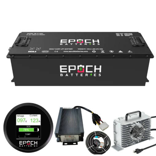 Epoch Batteries - 48V 160Ah  -Lithium (LiFePO4) Golf Cart Battery - Complete Kit image 0