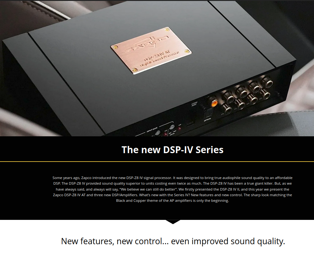 Zapco - ADSP-Z12 IV-10A Integrated 12-Ch. DSP / 10-Ch. Class D Amplifier image 3