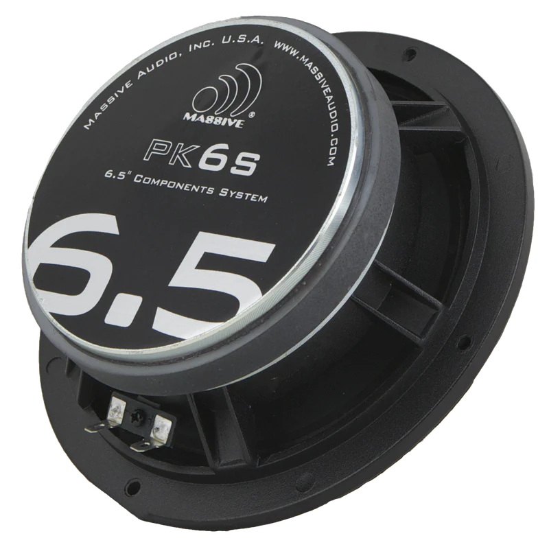 Massive Audio -PK6S - 6.5" 2-Way 250 Watts RMS Component Kit Pro Audio Speakers image 3