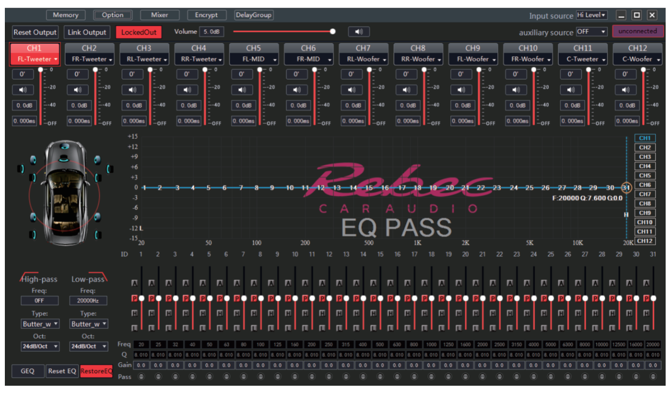 Rebec Audio - RPX-B10s - 8ch Bluetooth DSP Amplifier image 4