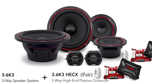ESB Audio - 3.6K3 -  3000 Series - 3 way Speaker system+ 3.6K3 HECX  crosso image 0