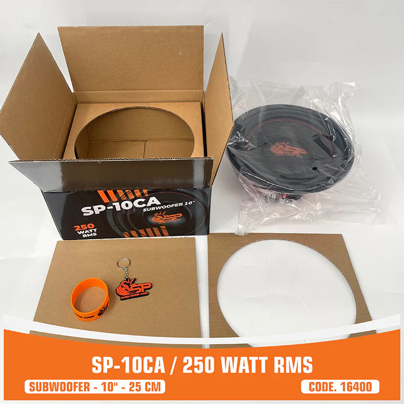 SP Audio - SP 10CA ENTRY LEVEL SUBWOOFER 10"/25CM 250W RMS image 2