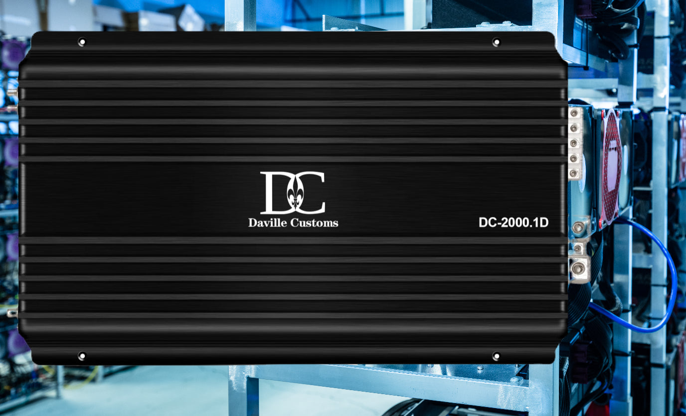 Daville Customs - DC-2000.1D -  High Power Class D Korean Competition Car Amp image 0