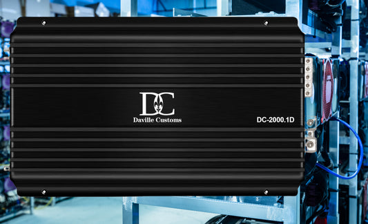 Daville Customs - DC-2000.1D -  High Power Class D Korean Competition Car Amp image 0