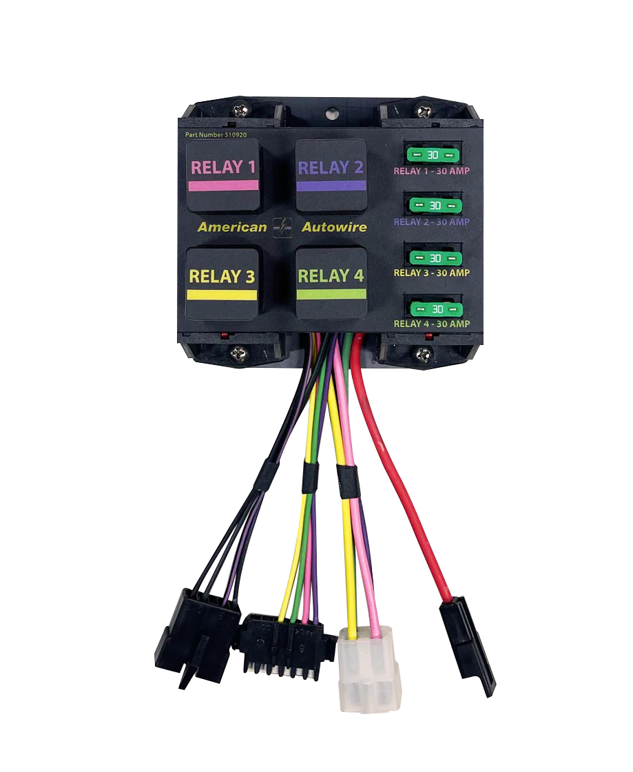 American Autowire - 4 Position Banked Relay Panel image 0