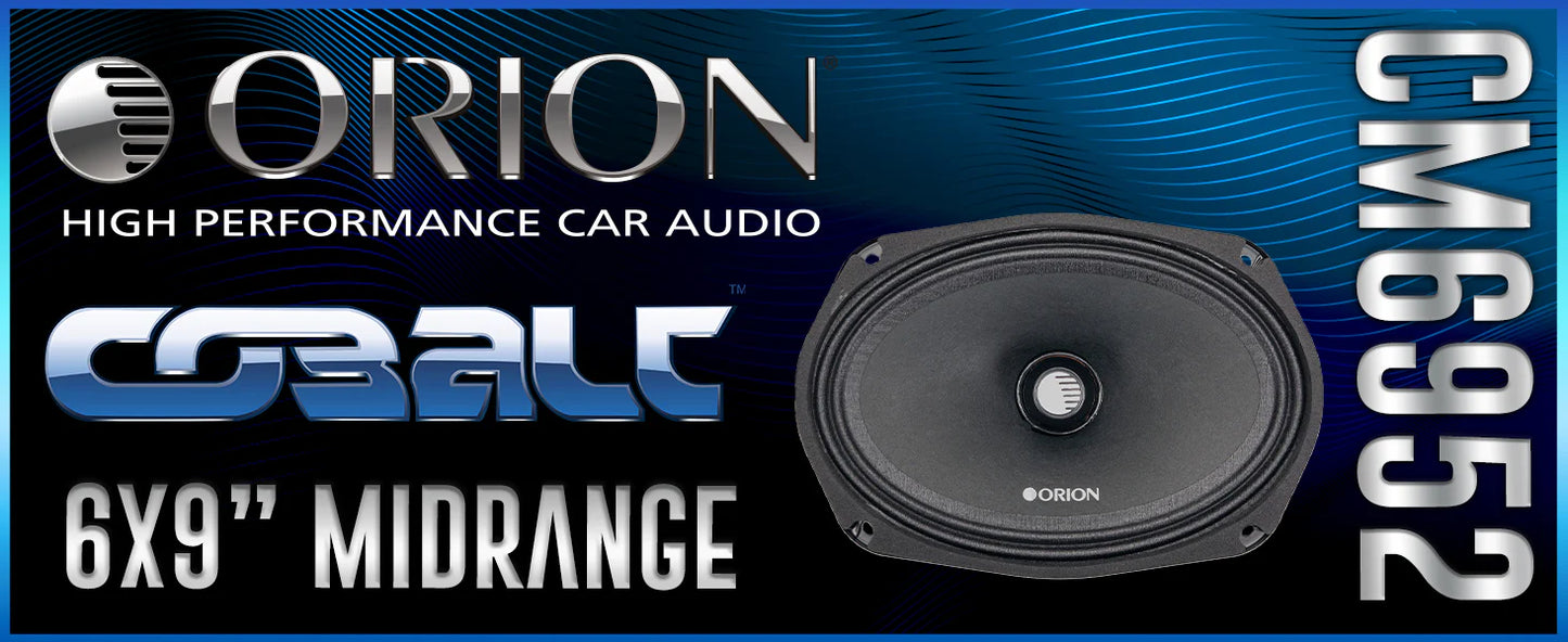 Orion - CM6952 - 6x9 Inch 2 Ohm Midrange Speaker 300 Watts RMS
