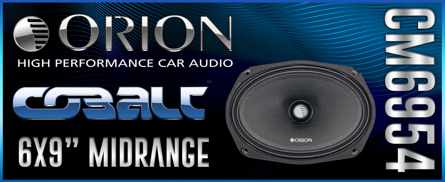 Orion - CM6954 - 6x9 Inch 4 Ohm Midrange Speaker 300 Watts RMS