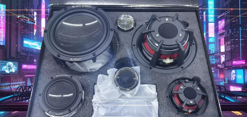 Black Sheep Audio |  6.5 " | Sq 3 way component set