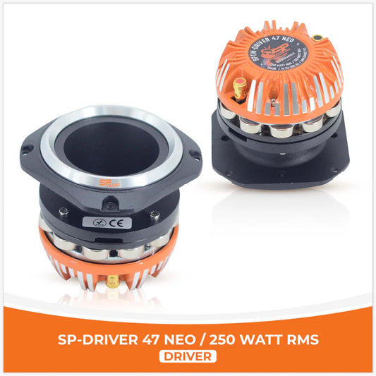 SP Audio -SP DRIVER 47 NEO COMPLETE DRIVER WITH HORN 250W RMS (UNIT PRICE) image 0
