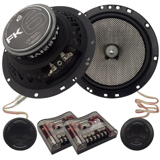 Massive Audio - FK6 - 6.5" FK Series 80 WATTS RMS COMPONENT KIT SPEAKERS image 0