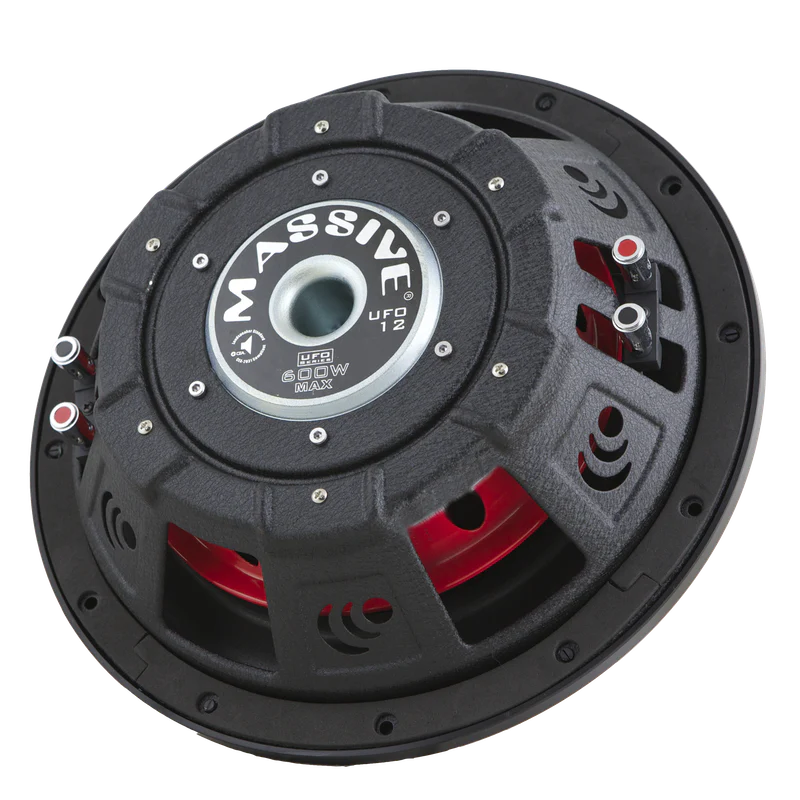 Massive Audio - UFO12V2 - 12" 300 Watts RMS Dual 4 Ohm Slim Subwoofer image 2