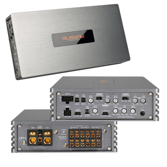 Musway - SIX.100 - 6-Channel Full Range Class D Amplifier image 0