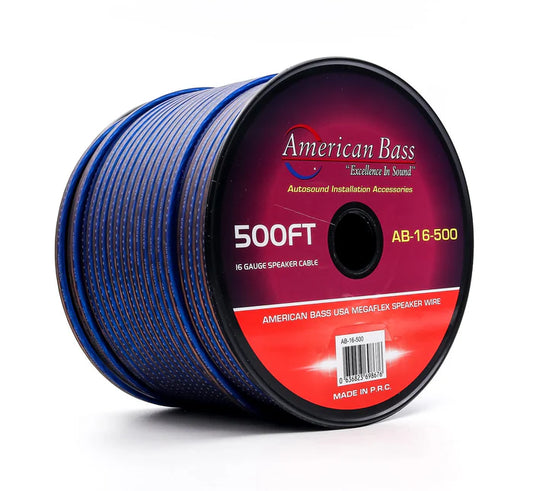 American Bass - 16 Gauge Mega Flex Speaker Wire 500 ft image 0