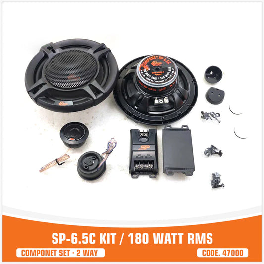 SP Audio - SP-6.5c kit (component set - 2way)  • Nominal Diameter: 6.5˝  • Rated image 0