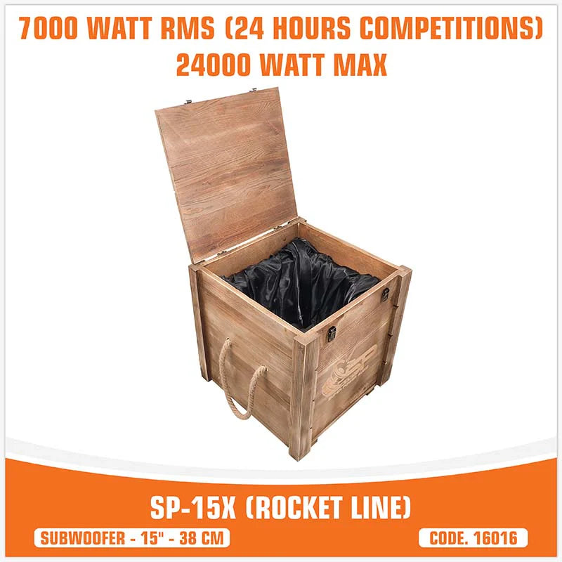 SP Audio - SP-15X (ROCKET LINE SUBWOOFER) 15" 7000w Rms- 24000 WATT (UNIT PRICE) image 4