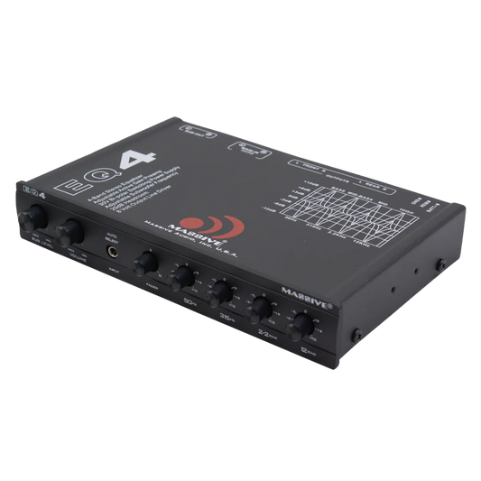 Massive Audio - EQ4 - 4 Band Car Audio Graphic Equalizer image 0