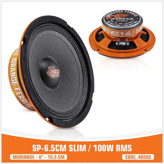 SP Audio - SP 6.5CM SLIM MIDRANGE SUPER SLIM 6,5"/16,5CM 100W RMS image 0