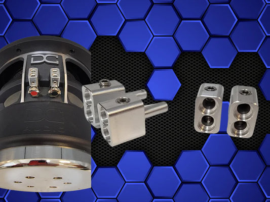 DC Audio - D8AWG-IN-SUB Dual 8 Awg inputs for subwoofer terminals image 0