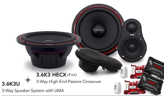 ESB Audio - 3.6K3U - 3000 Series - 3 way Speaker system / with UMA  (passive) image 0