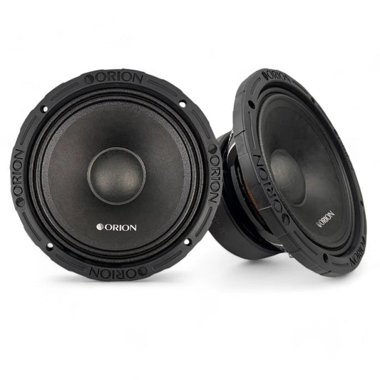 Orion - 8" 4 Ohm 400w RMS High Efficiency Dust Cap Midrange Speakers image 0