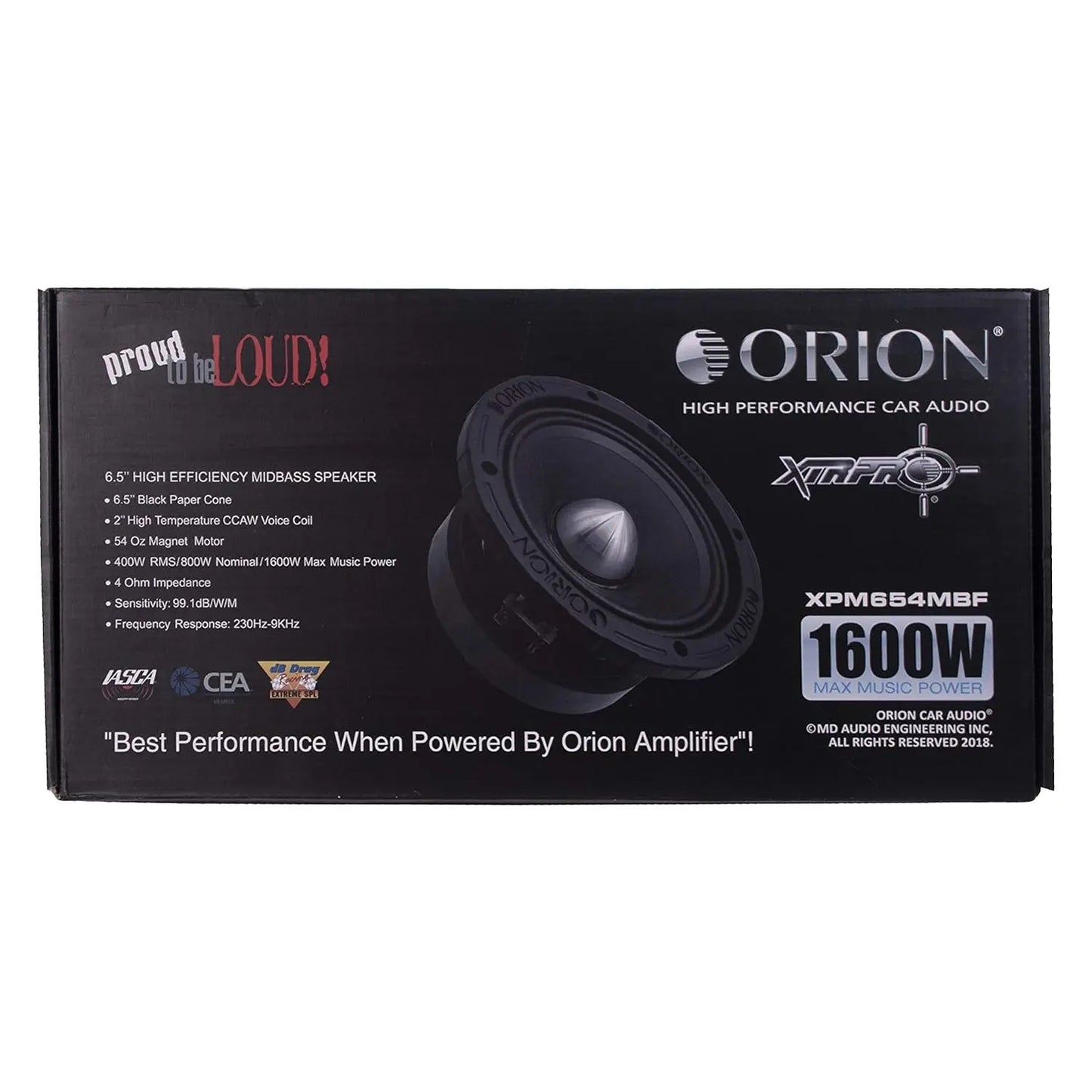 Orion - 6.5" 4 Ohm 400w RMS Midbass Speakers image 4