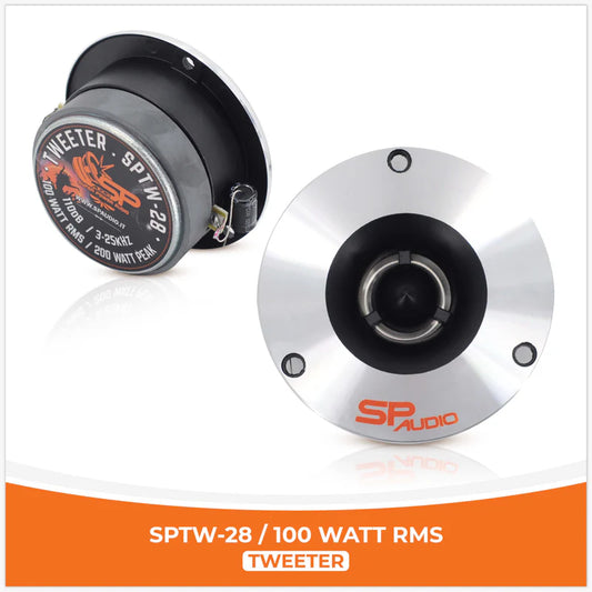 SP Audio -SP TW 28 BULLET TWEETER 100W RMS (PAIR PRICE) image 0