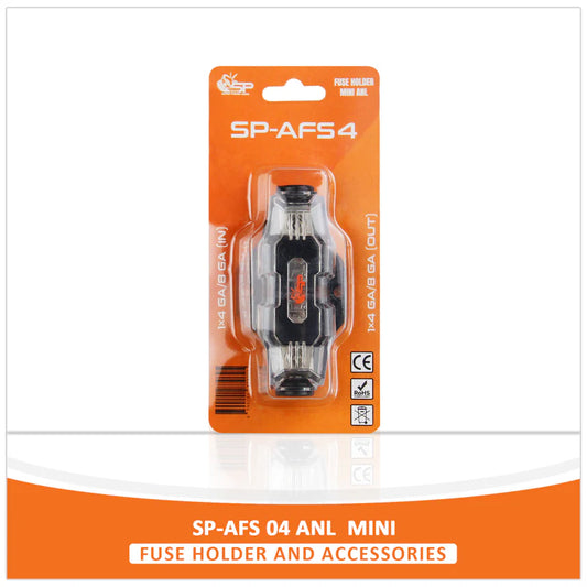 SP Audio - SP AFS4  - FUSEHOLDER MINI ANL 1x4GA/8GA IN + 1x4/8 GA OUT image 0