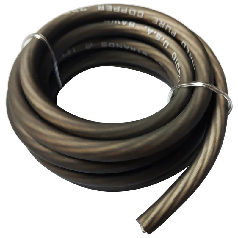 Massive Audio - P8-200G - 8 AWG 200 Foot Grey 100% OFC Silver Tinned image 1