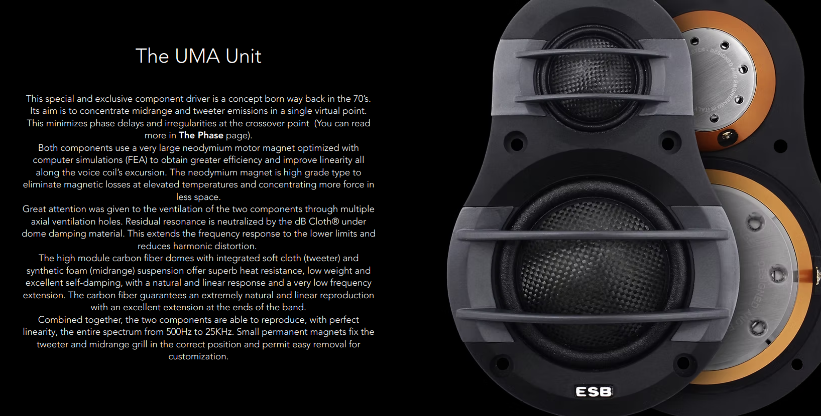 ESB Audio - 5000 Series - 5.UMA 2-Way Mid-High Unit image 1