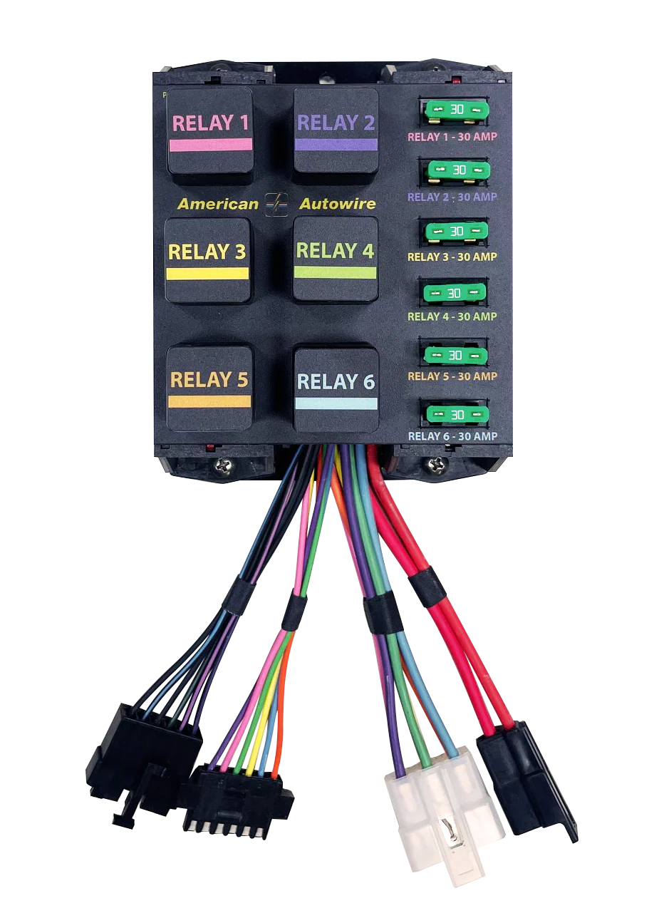 American Autowire - 6 Position Banked Relay Panel image 1