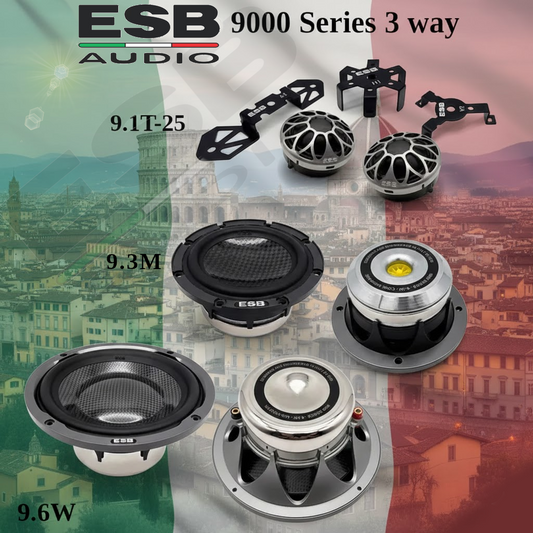 ESB Audio - 9000-reeks - 6.5" 3-weg luidsprekerstelsel
