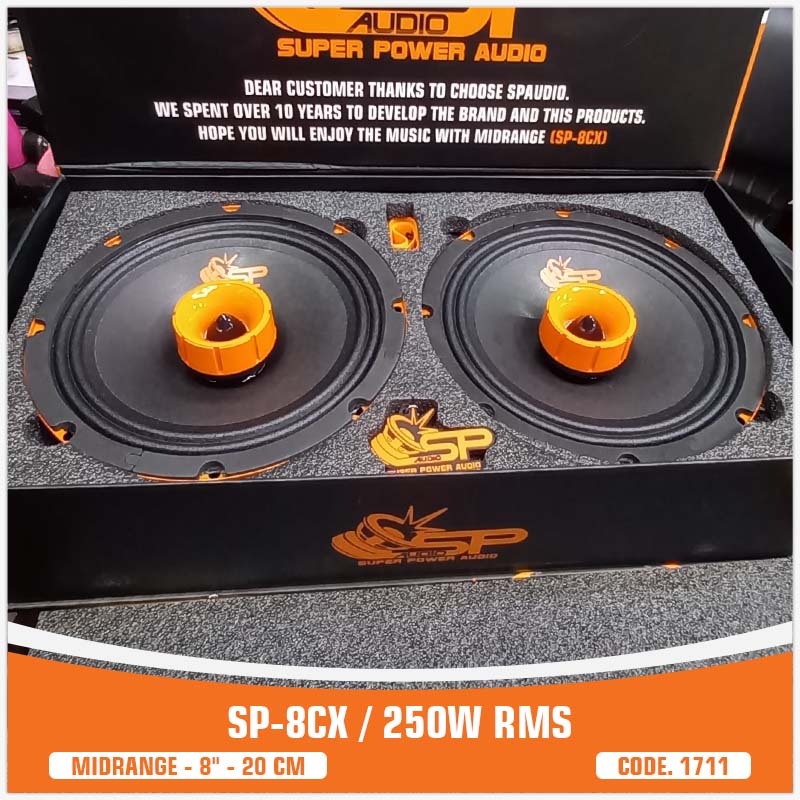 SP Audio - SP8CM CX COAXIAL MIDRANGE WITH TWEETER 8"/20CM 250W RMS image 2