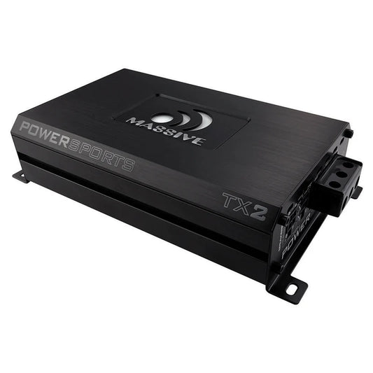 Massive Audio - TX2 - 480W RMS Class D  2 Ch Marine Amp w/Bluetooth image 0