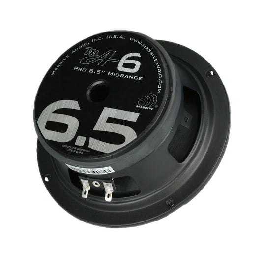 Massive Audio - MA6 - 6.5" 140 Watt 8 Ohm Mid  Speaker Lower SQ Frequencies image 0