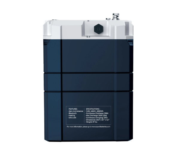 Epoch Batteries - C24230A - 24V 230Ah V2   - Heated & Bluetooth LiFePO4 image 4