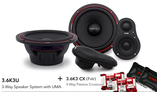 ESB Audio - 3.6K3U - 3000 Series - 3 way Speaker system / with UMA  (Passive) image 0