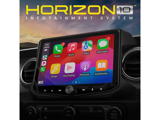 Stinger  - IX210 HORIZON10 digital multimedia receiver with floating 10" touchscreen (does not play discs)