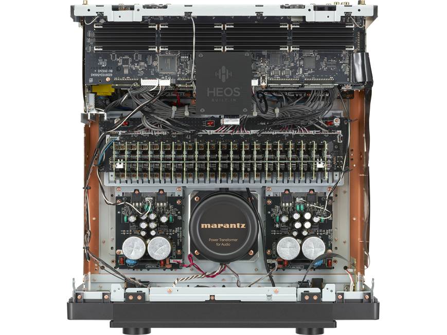 Marantz  - Marantz AV 10 Home theater preamp/processor with 15.4-channel processing, Dolby Atmos®, Apple AirPlay® 2, Bluetooth®, and HEOS Built-in