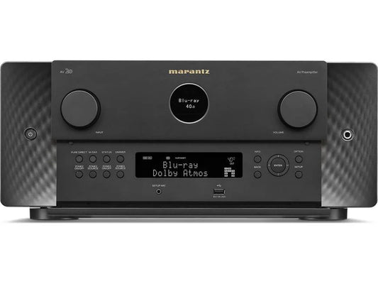 Marantz  - AV 20  - Home theater preamp/processor with 13.4-channel processing, Dolby Atmos®, Apple AirPlay® 2, Bluetooth®, and HEOS® Built-in