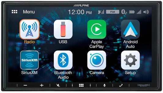 Alpine iLX-W650 7" Double DIN Touchscreen Digital Multimedia Receiver with Bluetooth, Apple CarPlay and Android Auto (SiriusXM Ready)