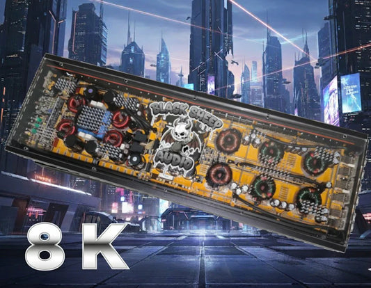 Black Sheep Audio | 8000.1D | (Korean) 8K | HIGH POWER CLASS D CAR AUDIO AMP