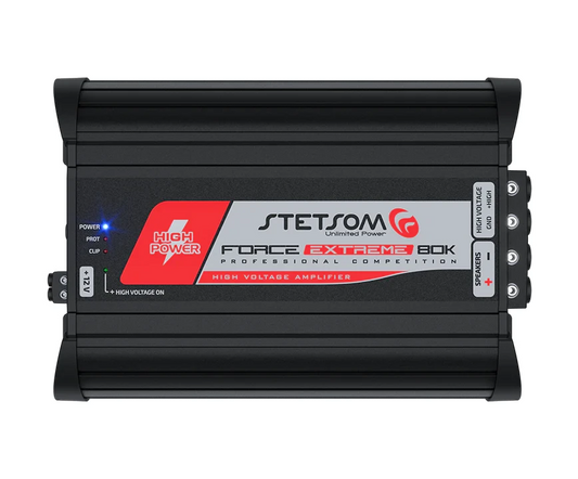 Stetsom | FORCE EXTREME | ☠️⚡️HIGH VOLTAGE⚡️☠️ | Mono Car Audio Amplifier (80,000 Watts RMS)
