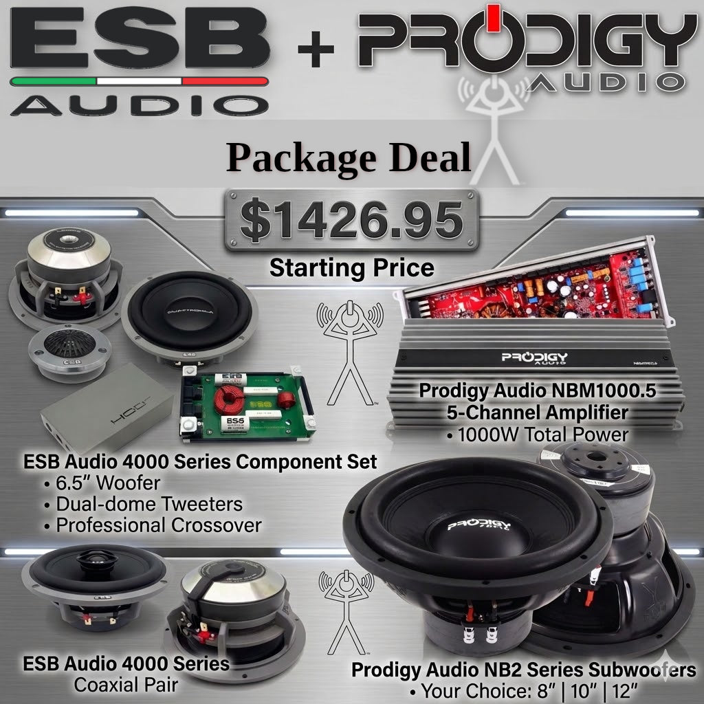 Package Deal  - Prodigy Audio + ESB Audio