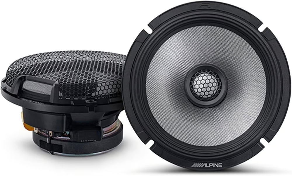 Alpine  - R2-A60F  - with 6.5" + 6x9” Coaxial Speakers 600W RMS R-Series Class-D 4-Channel Car Amplifier + 600W Peak (200W RMS) 6.5" 200W RMS) 6x9" R-Series 2-way 4-ohm Coaxial Car Speakers
