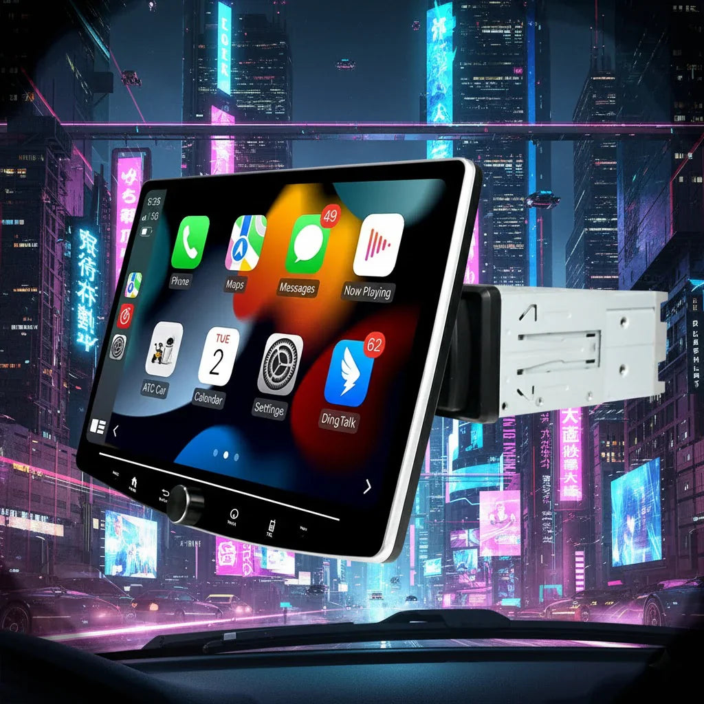 Black Sheep Audio | BXE073 | 10.1" | Rotating Big Screen | Android/Apple Car Radio