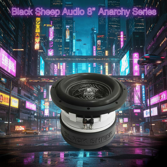Black Sheep Audio | 8" | Anarchy Series | 1000w Rms | Dual 1/2/4 Ohm