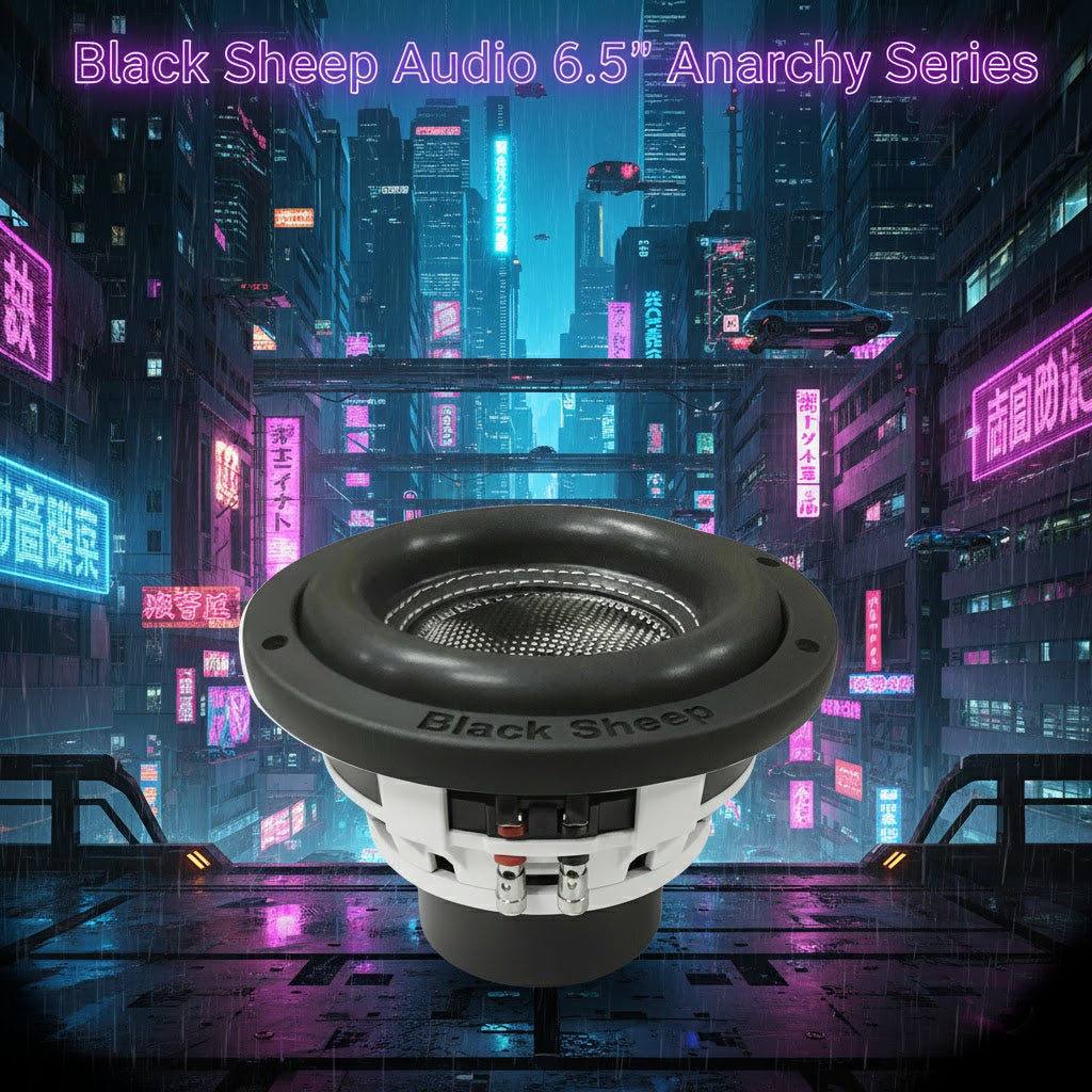 Black Sheep Audio | 6.5" | Anarchy Series | 300w Rms | Dual 1/2/4 Ohm